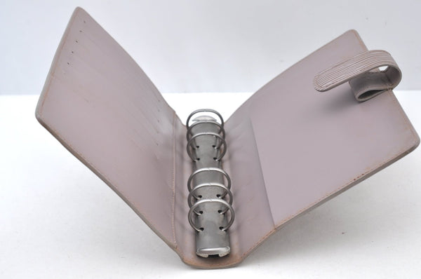 Authentic Louis Vuitton Epi Agenda GM Notebook Cover Purple R2005R LV 0702I
