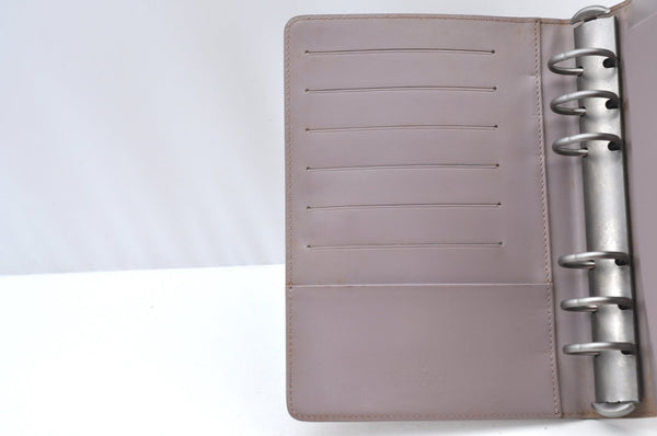 Authentic Louis Vuitton Epi Agenda GM Notebook Cover Purple R2005R LV 0702I