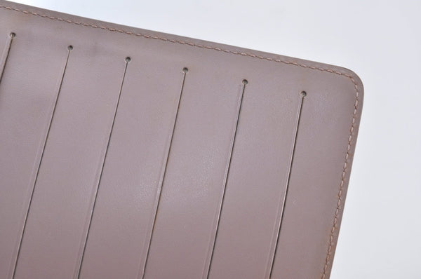 Authentic Louis Vuitton Epi Agenda GM Notebook Cover Purple R2005R LV 0702I