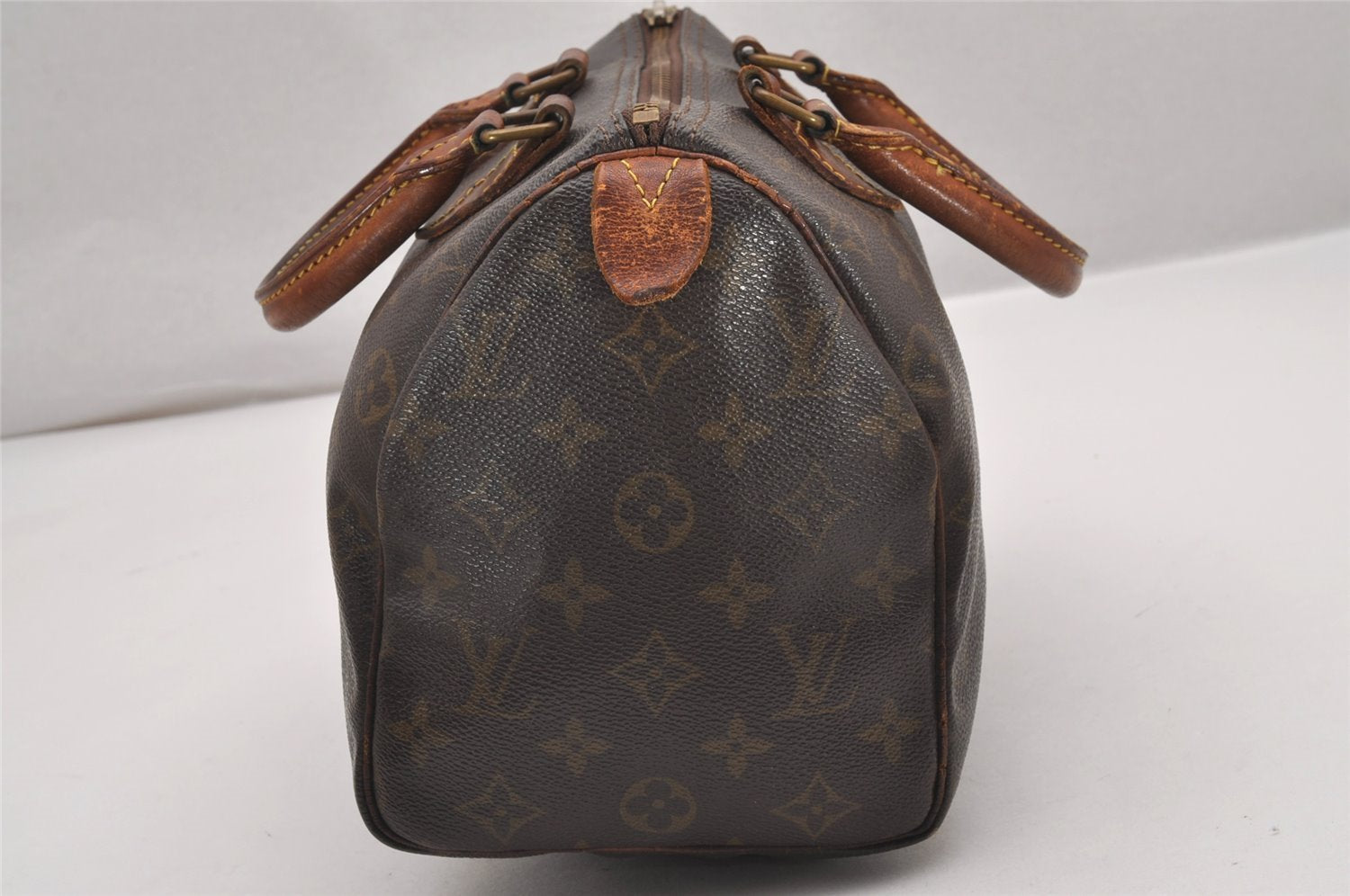 Authentic Louis Vuitton Monogram Speedy 25 Boston Hand Bag M41528 Junk 0704J