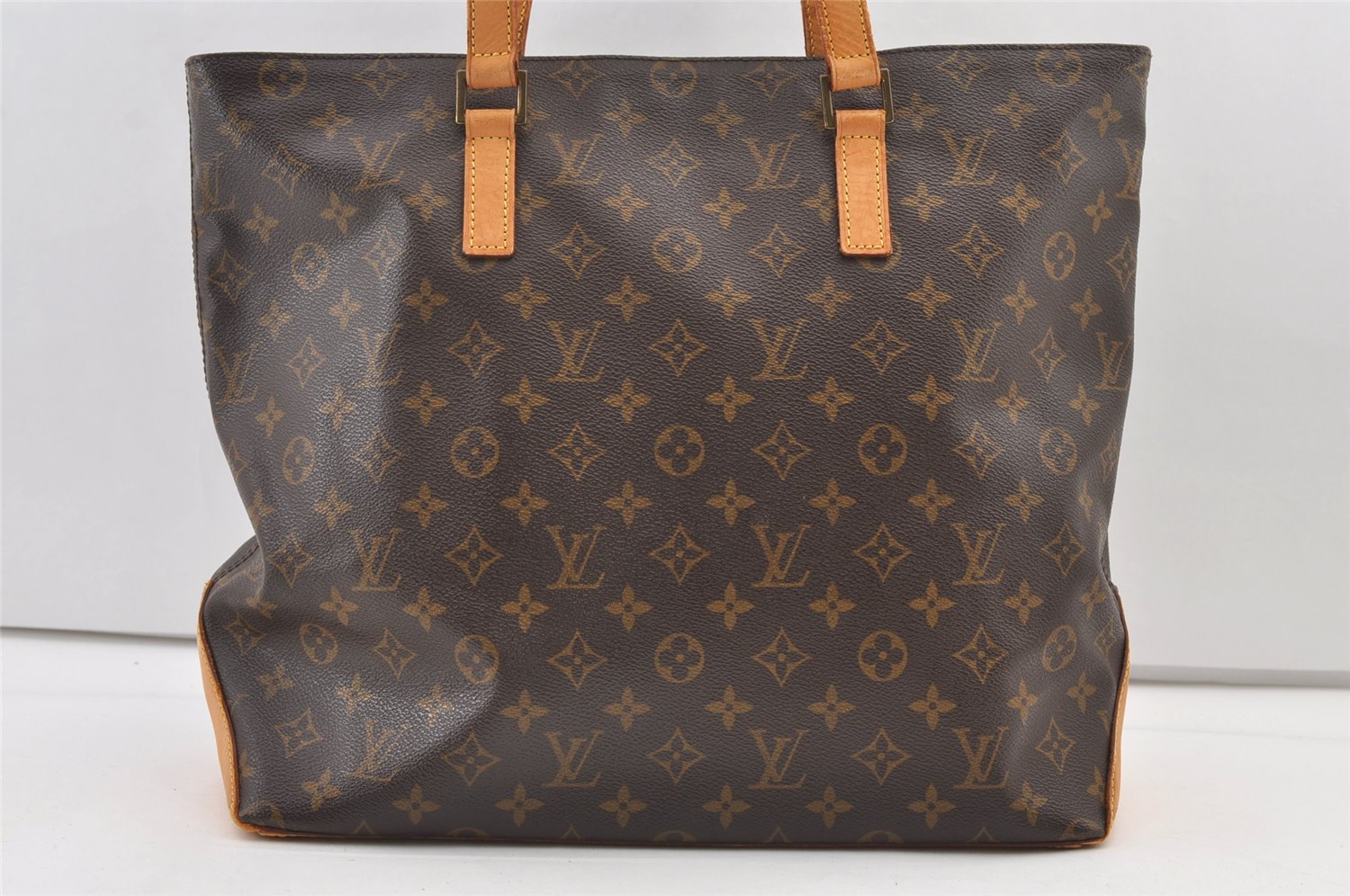 Authentic Louis Vuitton Monogram Cabas Mezzo Shoulder Tote Bag M51151 LV 0704K