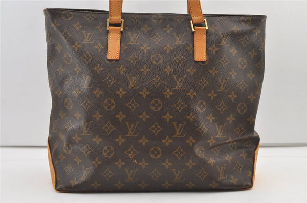 Authentic Louis Vuitton Monogram Cabas Mezzo Shoulder Tote Bag M51151 LV 0704K