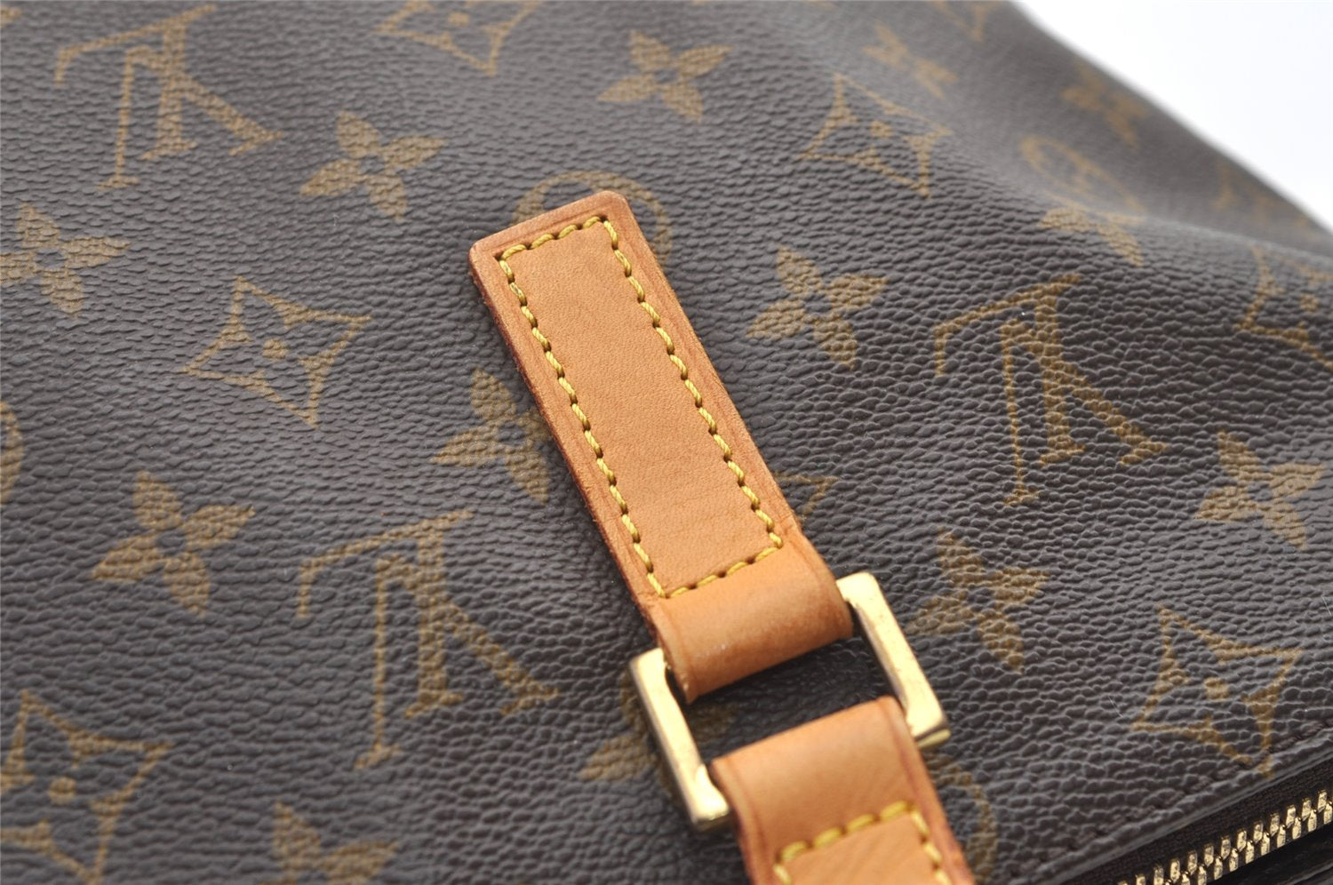 Authentic Louis Vuitton Monogram Cabas Mezzo Shoulder Tote Bag M51151 LV 0704K