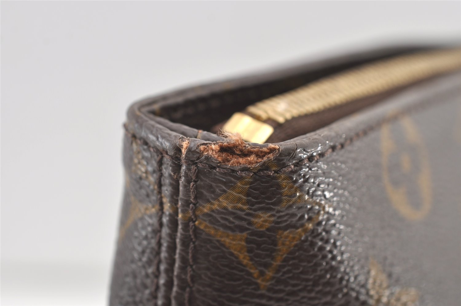 Authentic Louis Vuitton Monogram Cabas Mezzo Shoulder Tote Bag M51151 LV 0704K