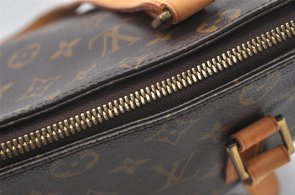 Authentic Louis Vuitton Monogram Cabas Mezzo Shoulder Tote Bag M51151 LV 0704K