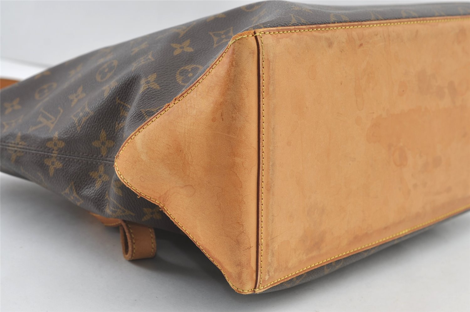 Authentic Louis Vuitton Monogram Cabas Mezzo Shoulder Tote Bag M51151 LV 0704K