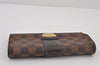 Authentic Louis Vuitton Damier Portefeuille Sistina Purse Wallet N61747 LV 0705J