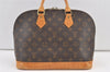 Authentic Louis Vuitton Monogram Alma Hand Bag Purse M51130 LV 0705K