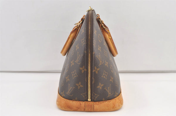 Authentic Louis Vuitton Monogram Alma Hand Bag Purse M51130 LV 0705K