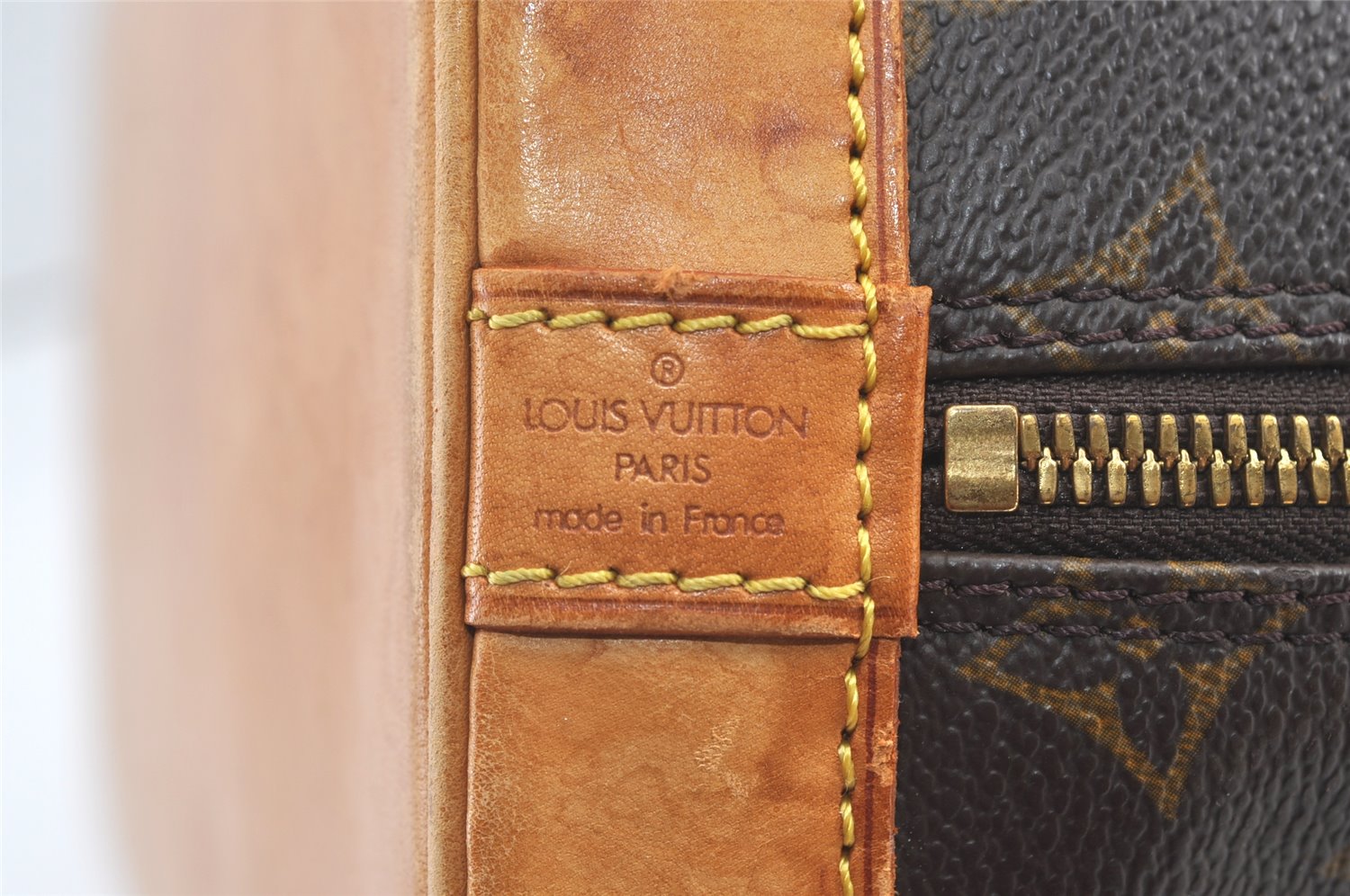 Authentic Louis Vuitton Monogram Alma Hand Bag Purse M51130 LV 0705K