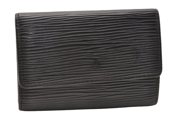 Authentic Louis Vuitton Epi Multicles 6 Key Case Black M63812 LV 0706J