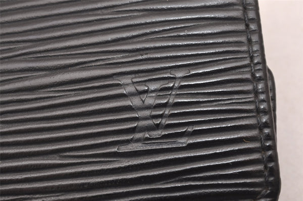 Authentic Louis Vuitton Epi Multicles 6 Key Case Black M63812 LV 0706J
