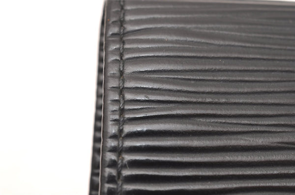 Authentic Louis Vuitton Epi Multicles 6 Key Case Black M63812 LV 0706J