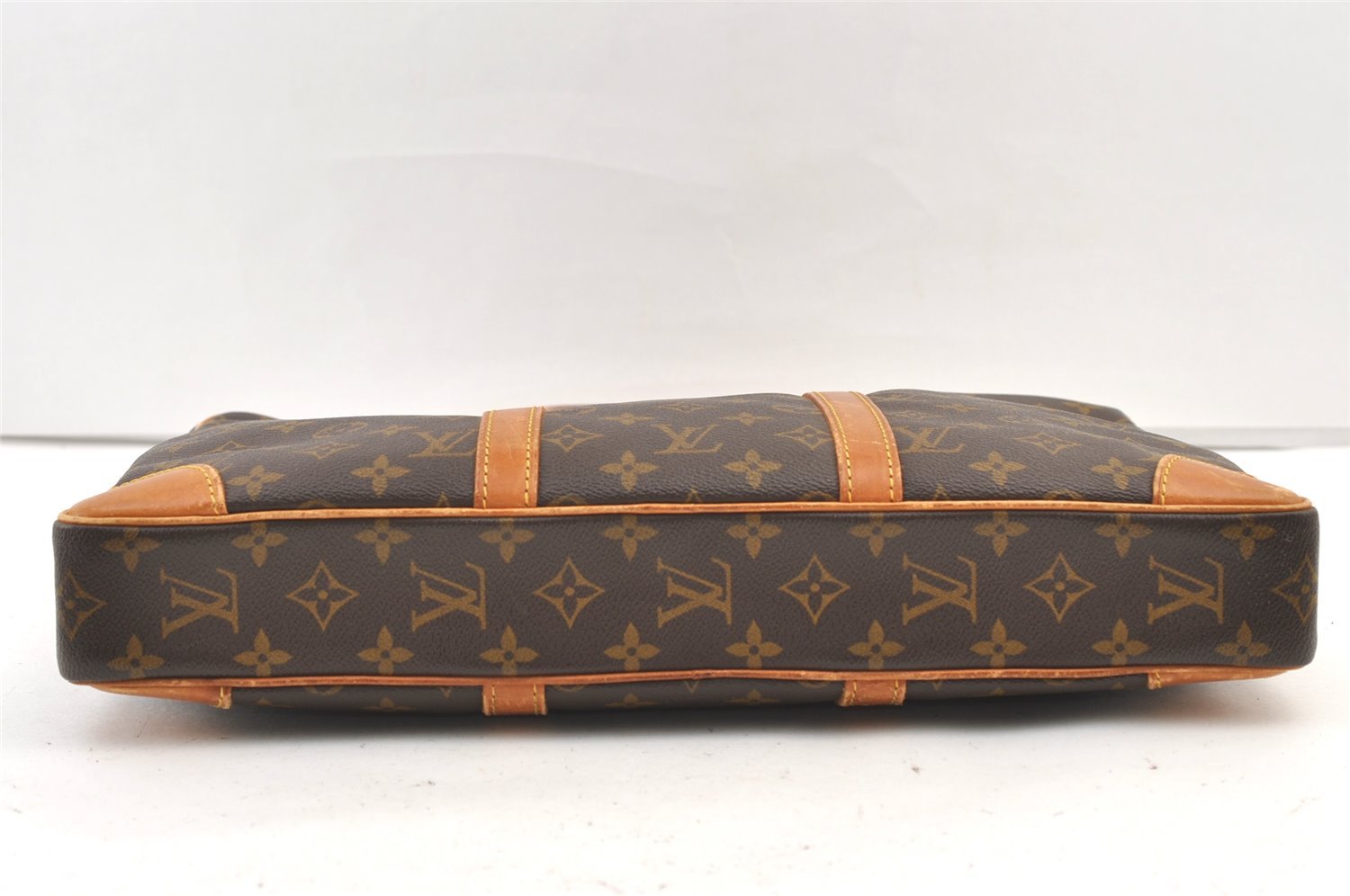 Authentic Louis Vuitton Monogram Porte Documents Voyage M53361 Briefcase 0706K