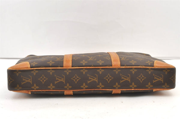 Authentic Louis Vuitton Monogram Porte Documents Voyage M53361 Briefcase 0706K