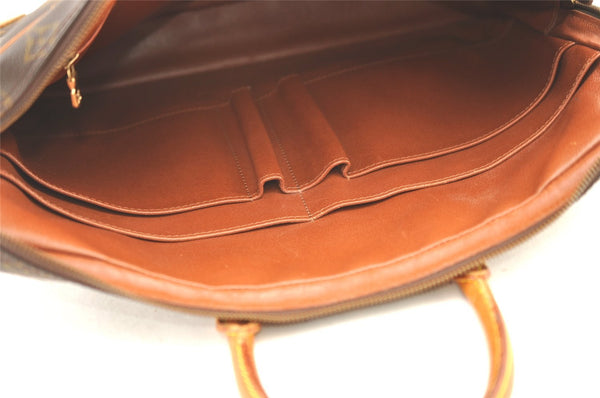 Authentic Louis Vuitton Monogram Porte Documents Voyage M53361 Briefcase 0706K
