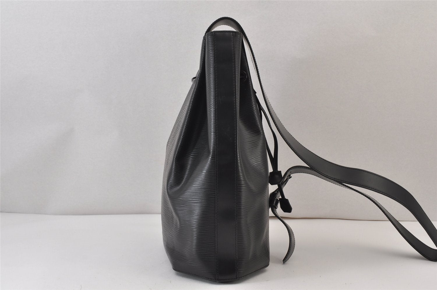 Authentic Louis Vuitton Epi Sac A Dos Shoulder Bag Black M80153 LV 0707K