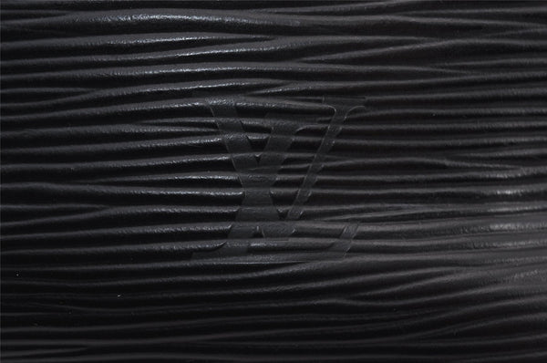 Authentic Louis Vuitton Epi Sac A Dos Shoulder Bag Black M80153 LV 0707K