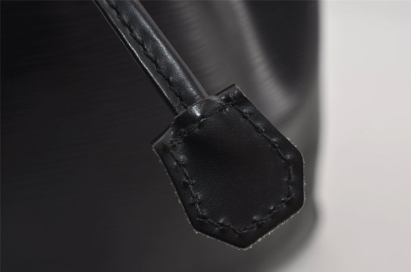 Authentic Louis Vuitton Epi Sac A Dos Shoulder Bag Black M80153 LV 0707K