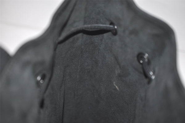 Authentic Louis Vuitton Epi Sac A Dos Shoulder Bag Black M80153 LV 0707K