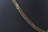 Authentic Christian Dior Gold Tone Rhinestone Chain Pendant Necklace CD 0709J