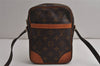 Authentic Louis Vuitton Monogram Danube Shoulder Cross Body Bag M45266 LV 0710K