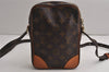 Authentic Louis Vuitton Monogram Danube Shoulder Cross Body Bag M45266 LV 0710K