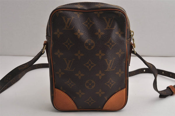Authentic Louis Vuitton Monogram Danube Shoulder Cross Body Bag M45266 LV 0710K