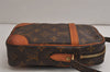 Authentic Louis Vuitton Monogram Danube Shoulder Cross Body Bag M45266 LV 0710K