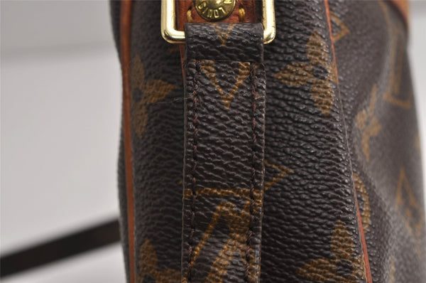 Authentic Louis Vuitton Monogram Danube Shoulder Cross Body Bag M45266 LV 0710K