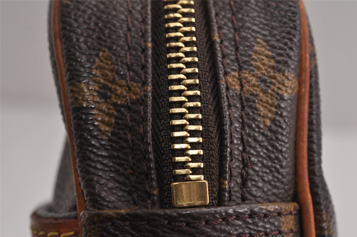 Authentic Louis Vuitton Monogram Danube Shoulder Cross Body Bag M45266 LV 0710K