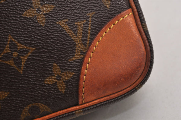 Authentic Louis Vuitton Monogram Danube Shoulder Cross Body Bag M45266 LV 0710K
