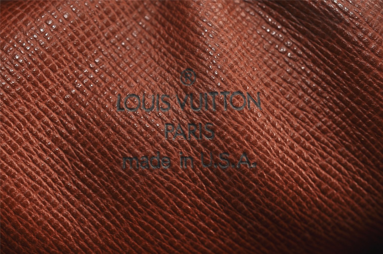 Authentic Louis Vuitton Monogram Danube Shoulder Cross Body Bag M45266 LV 0710K