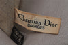 Authentic Christian Dior Trotter Clutch Hand Bag Canvas Leather Brown 0711J
