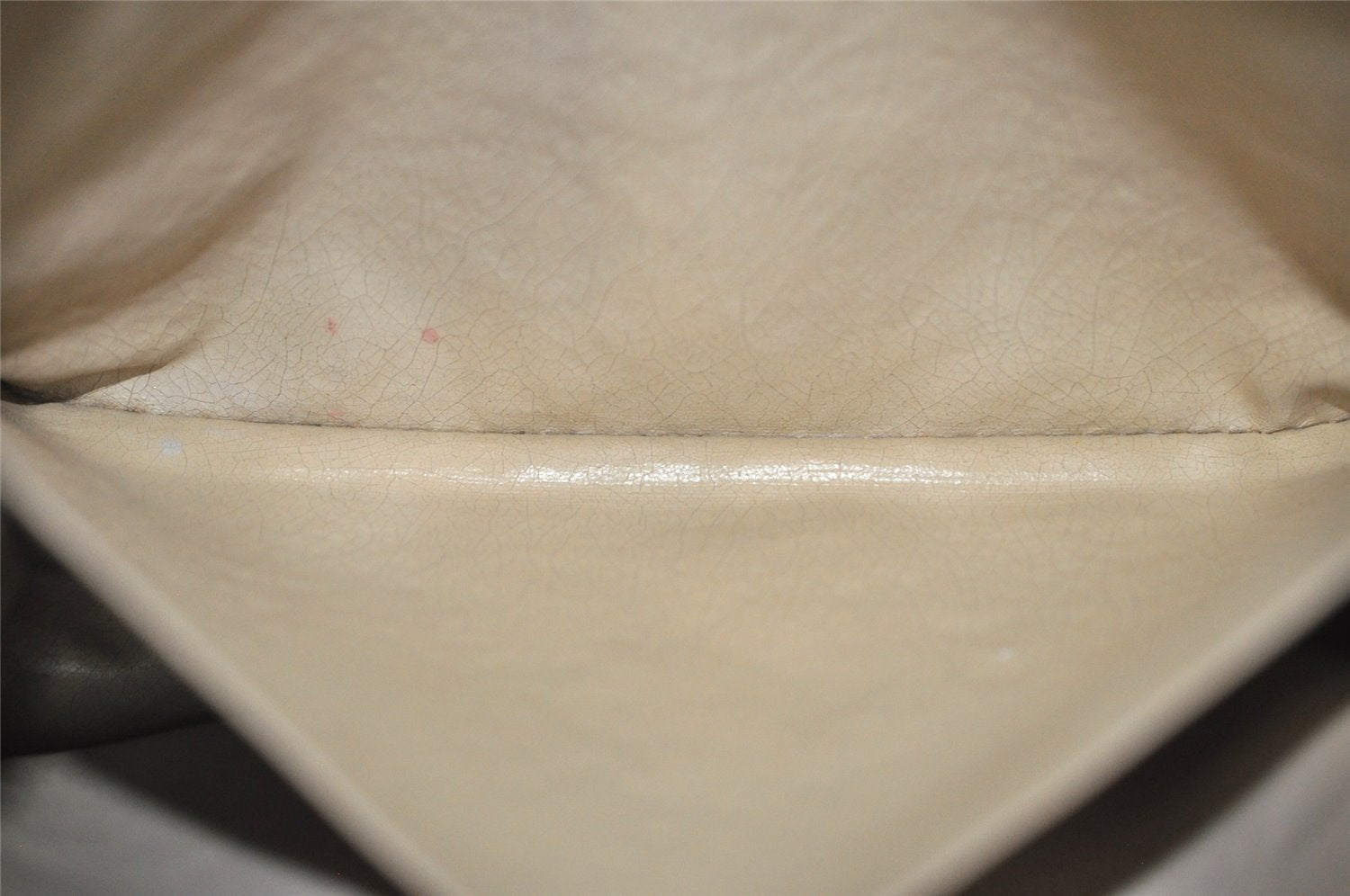 Authentic Christian Dior Trotter Clutch Hand Bag Canvas Leather Brown 0711J