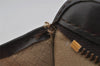 Authentic Christian Dior Trotter Clutch Hand Bag Canvas Leather Brown 0711J