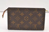 Authentic Louis Vuitton Monogram Pouch For Bucket PM LV Junk 0711K