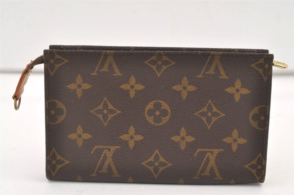 Authentic Louis Vuitton Monogram Pouch For Bucket PM LV Junk 0711K