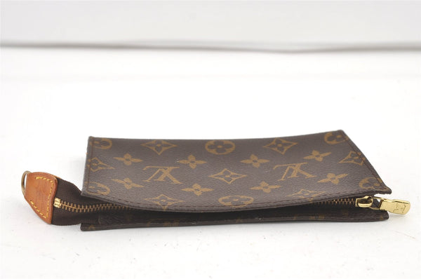 Authentic Louis Vuitton Monogram Pouch For Bucket PM LV Junk 0711K