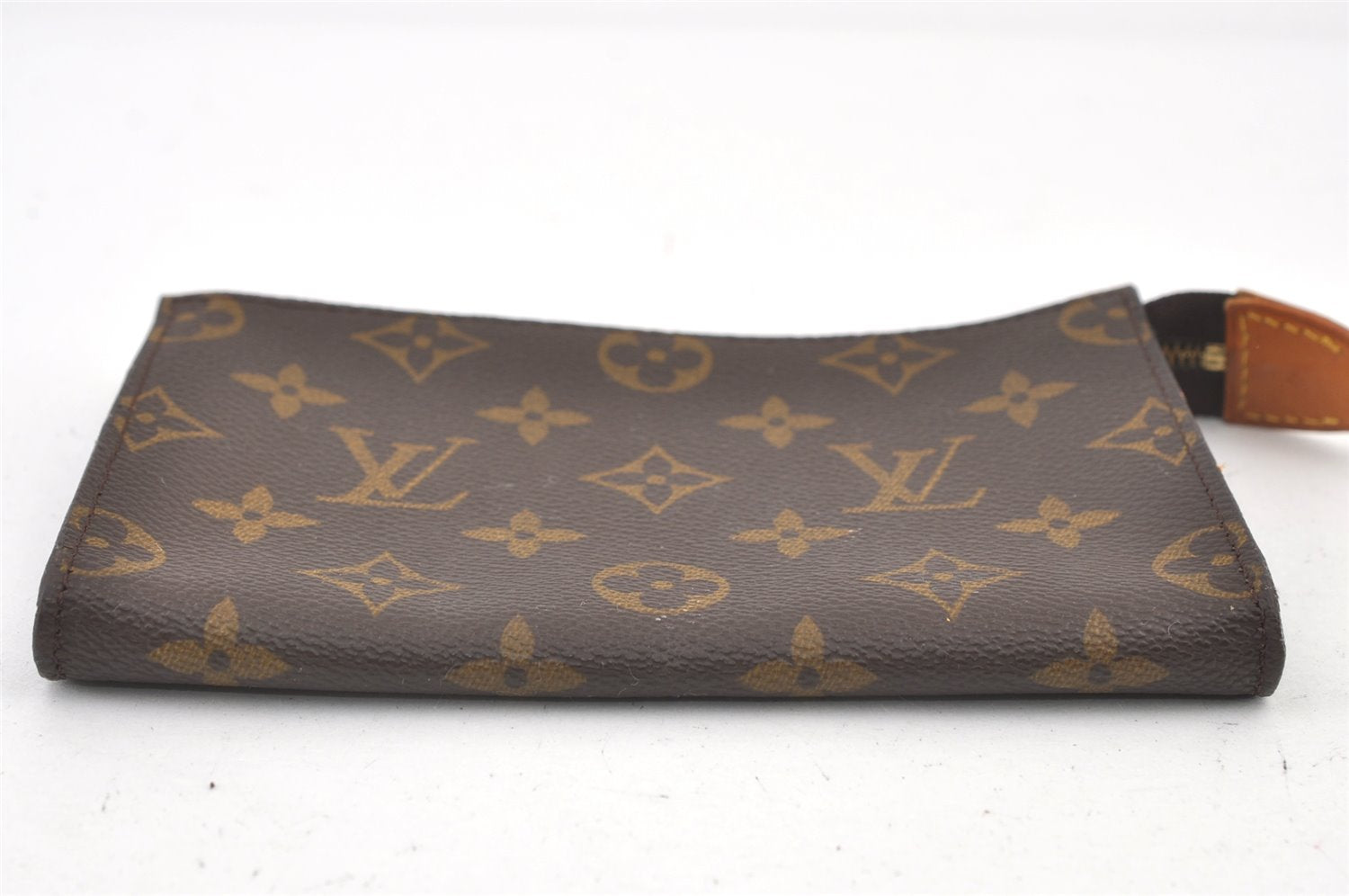 Authentic Louis Vuitton Monogram Pouch For Bucket PM LV Junk 0711K