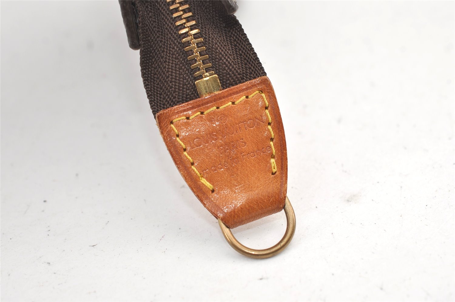 Authentic Louis Vuitton Monogram Pouch For Bucket PM LV Junk 0711K