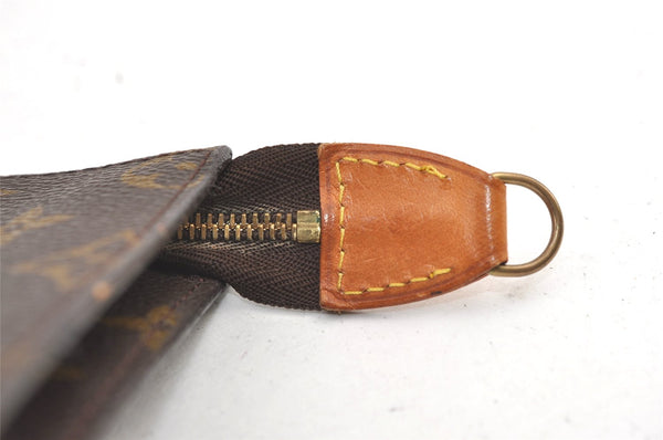 Authentic Louis Vuitton Monogram Pouch For Bucket PM LV Junk 0711K