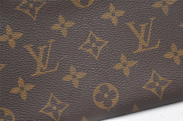 Authentic Louis Vuitton Monogram Pouch For Bucket PM LV Junk 0711K