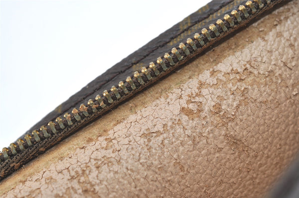 Authentic Louis Vuitton Monogram Pouch For Bucket PM LV Junk 0711K