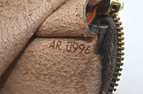 Authentic Louis Vuitton Monogram Pouch For Bucket PM LV Junk 0711K