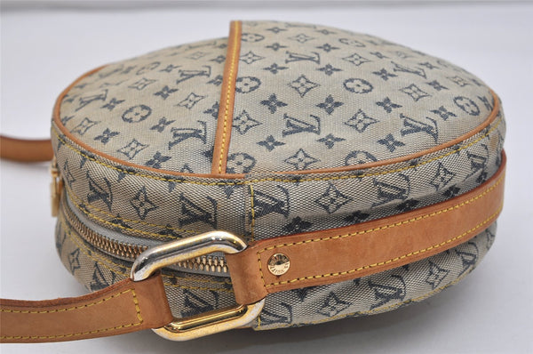 Auth Louis Vuitton Monogram Mini Jeanne GM Shoulder Cross Bag M92000 Blue 0712K