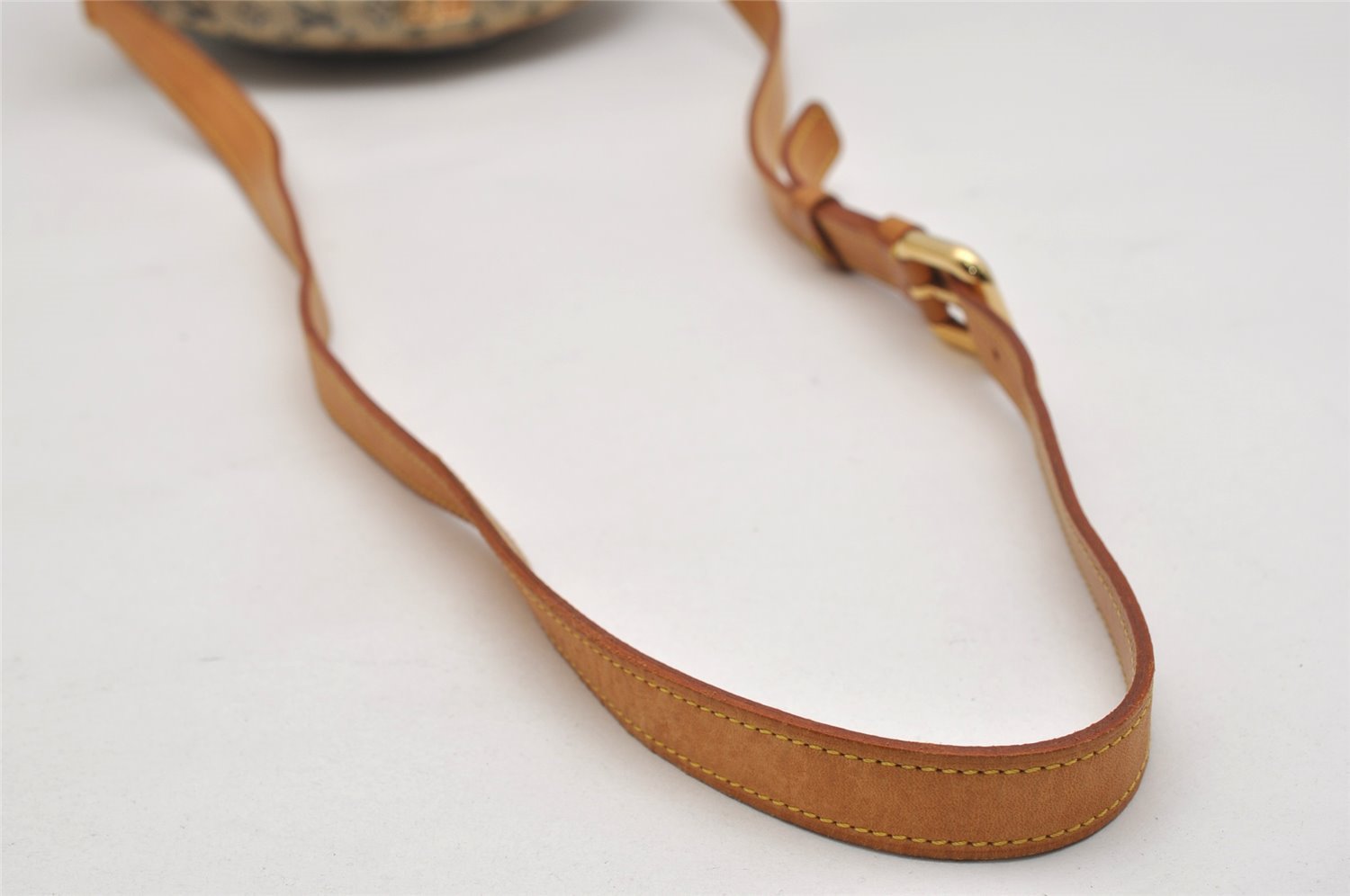 Auth Louis Vuitton Monogram Mini Jeanne GM Shoulder Cross Bag M92000 Blue 0712K