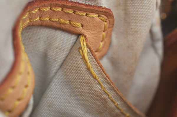 Auth Louis Vuitton Monogram Mini Jeanne GM Shoulder Cross Bag M92000 Blue 0712K