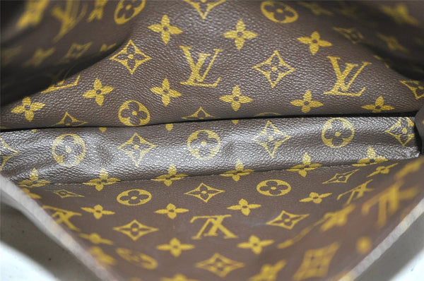 Louis Vuitton Monogram Portable Serviette Desktop Organizer Shoulder Bag 0713J