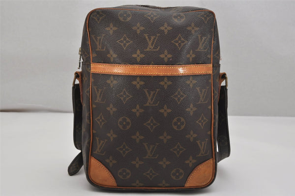 Authentic Louis Vuitton Monogram Danube GM Shoulder Cross Bag M45262 LV 0714K